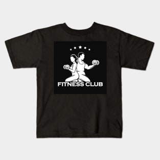 Athletic or Fitness Club Emblem Kids T-Shirt